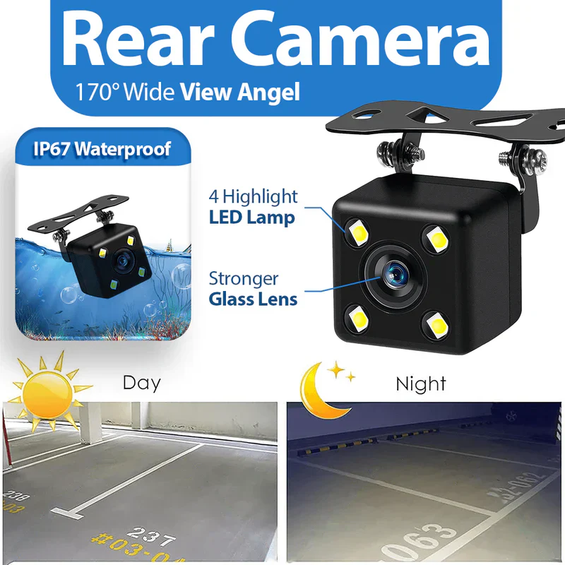 RoadGuard - Auto Dashcam voor Voorkant en Achterkant met Night Vision - Afbeelding 5