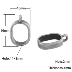 Bail ovaal zilver