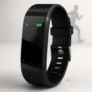 HydroFit - Slim Fitnesshorloge – Waterdichte Activiteitstracker met Hartslagmeter & Bluetooth Notificaties