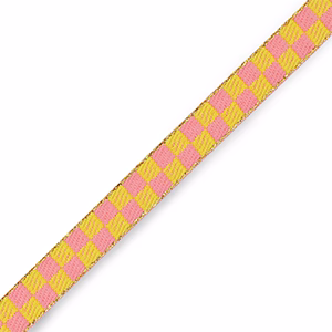 Lint met tekst blokjes Pink-green - Afbeelding 2