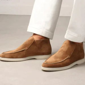 Hoge Heren Loafers van Suède