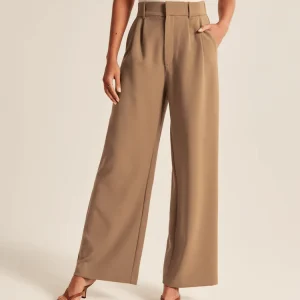 Formele Broek met Wijde Pijpen voor op Werk